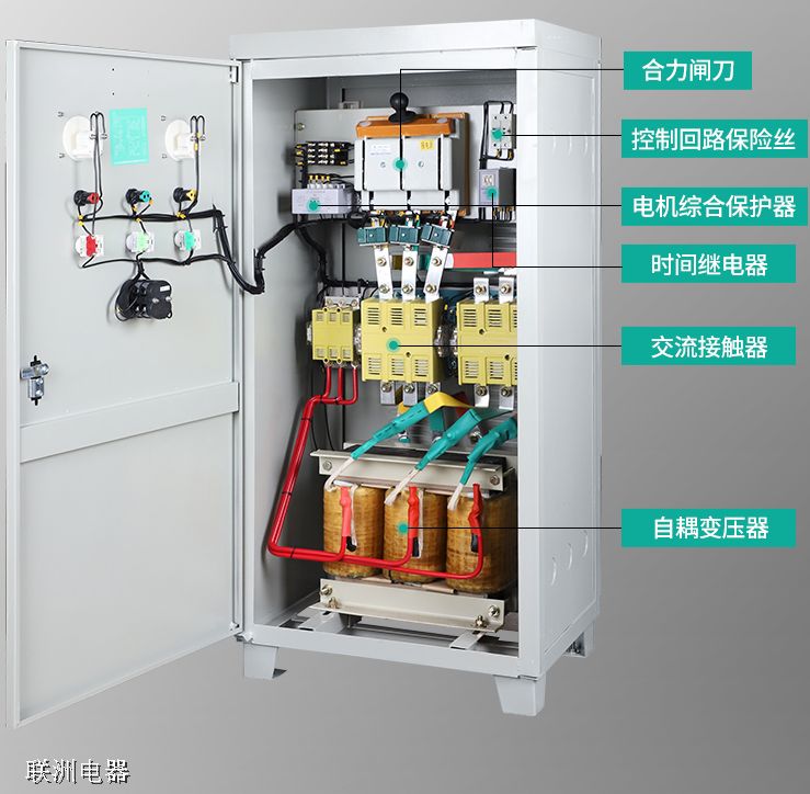 自耦變壓器內(nèi)部結(jié)構(gòu)及接線圖2